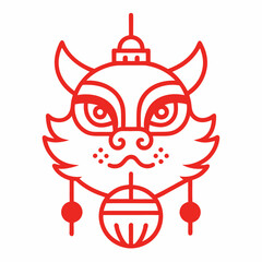 Chinese new year vector. new year illustration