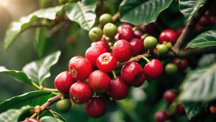 coffee beans prior to harvest