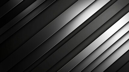 Obraz premium Abstract grayscale diagonal lines background texture.
