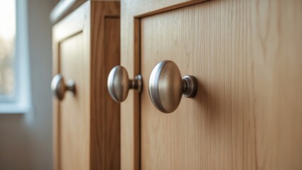 Obraz premium Two drawer knobs