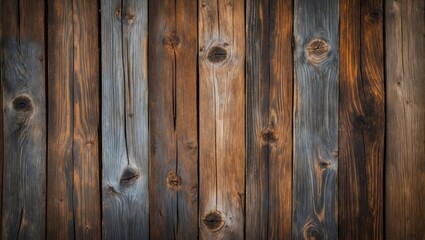 Fototapeta premium Multicolor reclaimed barn wood featuring an antique finish
