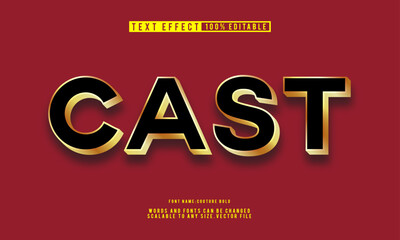 Editable text effect featuring a heavy shadow cast style. Ideal for bold, eye-catching designs and impactful headlines.