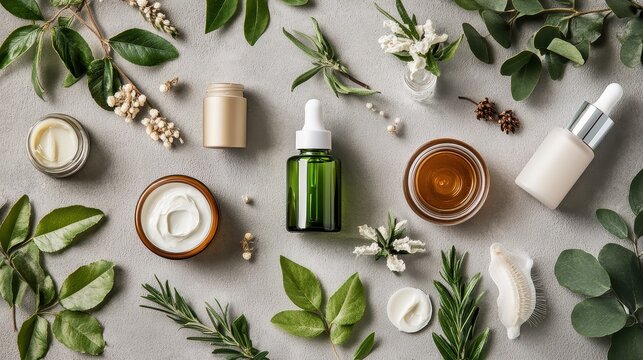Natural beauty, organic skincare routine, eco-conscious products, glowing complexion, botanical ingredients, sustainable beauty, pure and simple, holistic care. 
