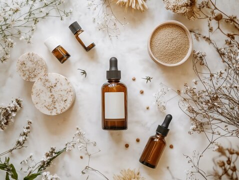 Natural beauty, organic skincare routine, eco-conscious products, glowing complexion, botanical ingredients, sustainable beauty, pure and simple, holistic care. 