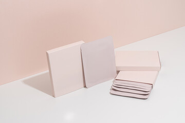 Minimalist Skincare Face Mask Packaging – Beauty Product Mockup