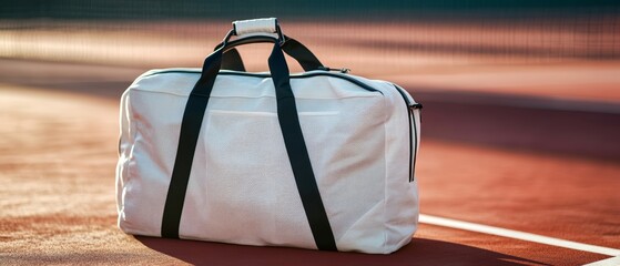 Tennis Gear Bag on Court 