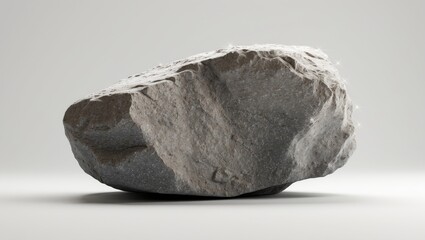 Rock featured on a white background.
