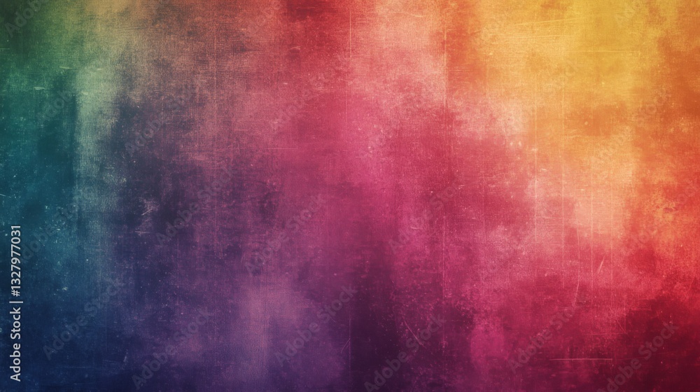 Poster abstract colorful background with grunge texture and sparkles