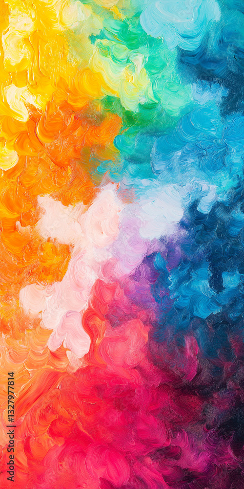 Aufkleber vibrant gradient background: smooth color transitions for design projects. perfect for websites,