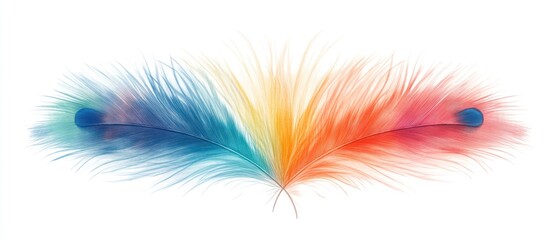 Rainbow Feathers: A Symphony of Colors