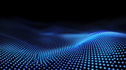 Abstract digital wave design