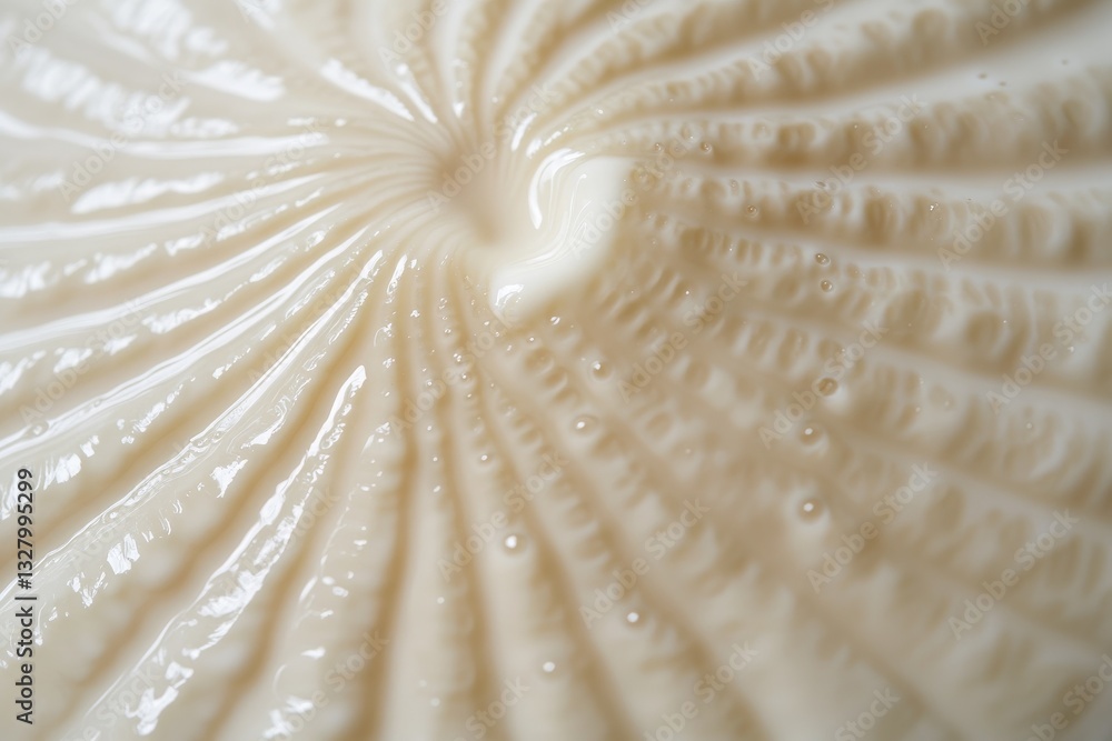 Aufkleber creamy abstract texture with swirls and subtle glossy surface