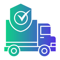 truck Gradient icon