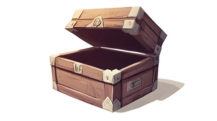 Professional Heavy Box Concept Illustration for Corporate Presentations and Logistics Infographics