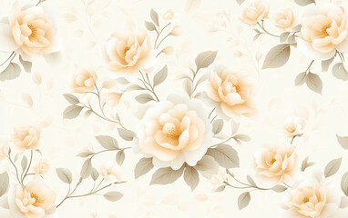 Vintage floral texture art background
