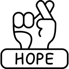 Obraz premium Hope Icon