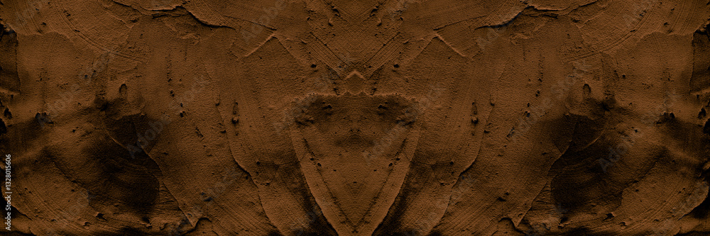 Aufkleber old wall texture cement dark black brown background abstract grey color design are light with white 