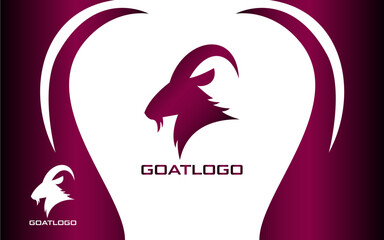 Goat Head Logo Modern and Minimalist