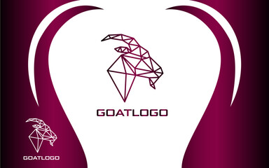 Goat Head Logo Modern and Minimalist