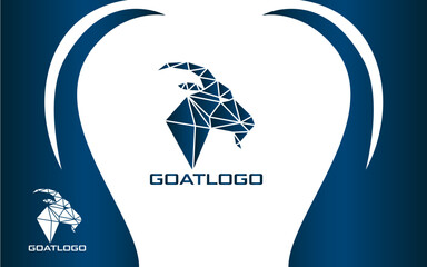 Goat Head Logo Modern and Minimalist