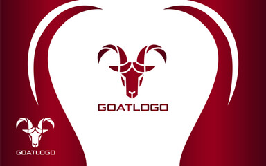 Goat Head Logo Modern and Minimalist
