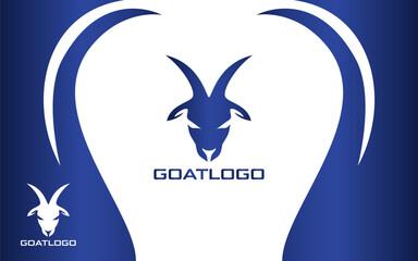 Goat Head Logo Modern and Minimalist