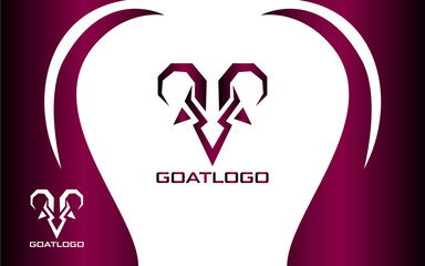 Goat Head Logo Modern and Minimalist