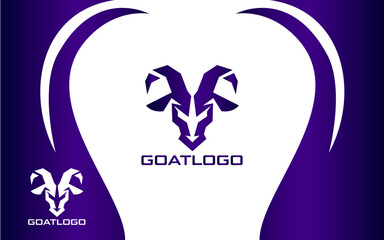 Goat Head Logo Modern and Minimalist