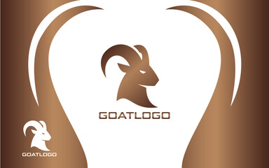 Goat Head Logo Modern and Minimalist