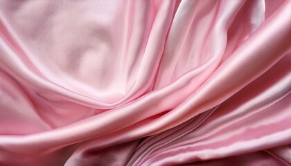 Pink silk background luxury pastel satin drapery texture banner design copy space- 95158