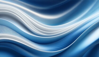 Obraz premium White blue elegant light background abstract silk satin waves grainy texture banner header poster design