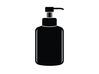 Soap Dispenser Pump Bottle Icon Vector Illustration