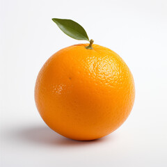 Naranja sobre fondo blanco