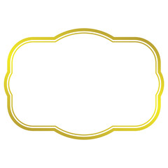gold simple border .eps