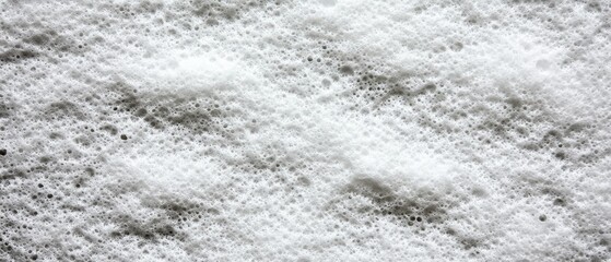 Abstract Close-Up of White Foam Texture