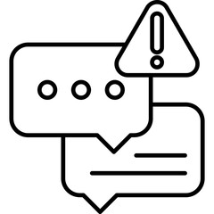 Message Warning Icon