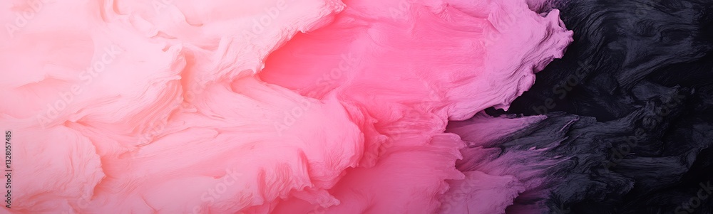 Leinwandbilder abstract blend of pink and black colors creating a smooth gradient effect.