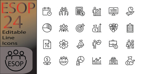 Employee Stock Ownership Plan Line cannot be edited already expanded and merged