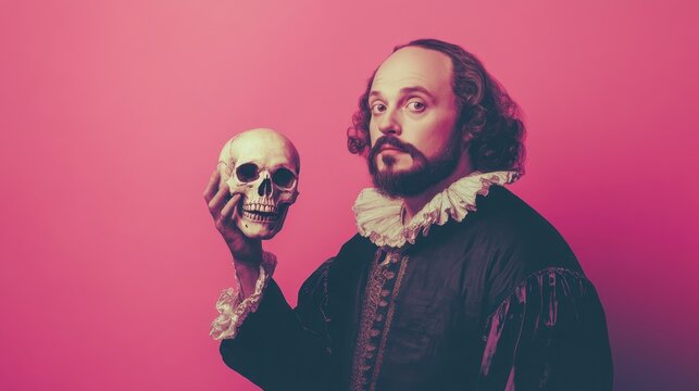 Shakespearean Portrait: A Man of Letters and Mortality