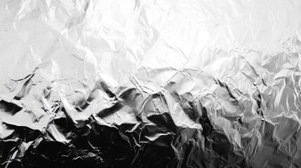 Aerial View of Monochrome Mountain Range