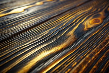 Fototapeta premium Miniature Black & Gold Wooden Background: Tilt-Shift Photography