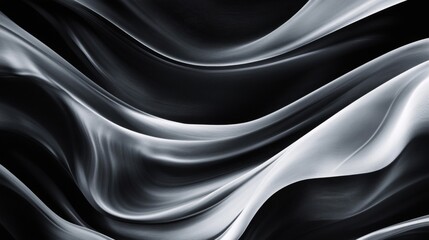 Obraz premium Abstract Black And White Wave Background Texture