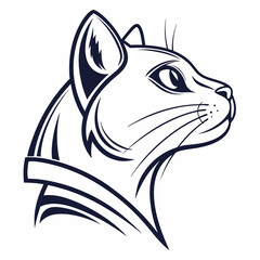 vector illustration of a cat
