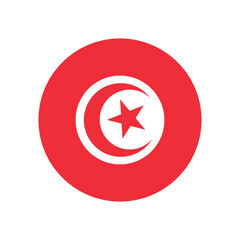 Tunisia Flag Sphere Vector