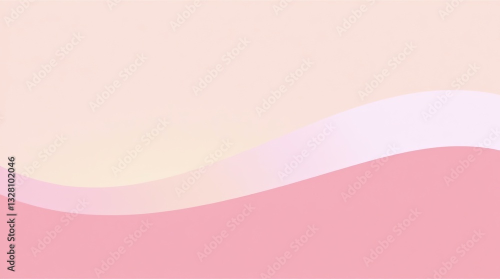 Poster a pink background with a wave pattern