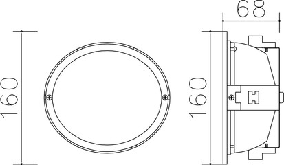 modern spotlight design illustration vector sketch garden and street