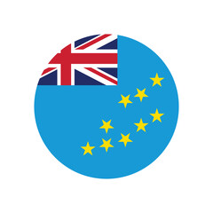 Tuvalu Flag Sphere Vector