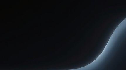 A black and white image of a wave with a blue tint