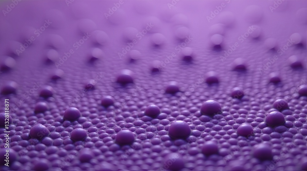 Poster the image is a close up of a purple surface with many small