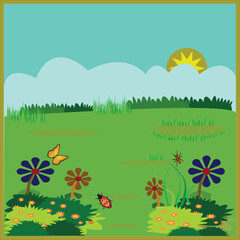 Obraz premium cartoon backgrounds for animation hd 4k , animation wallpaper hd 4k , animation wallpaper hd 4k for laptop , cartoon background flowers animal wather 